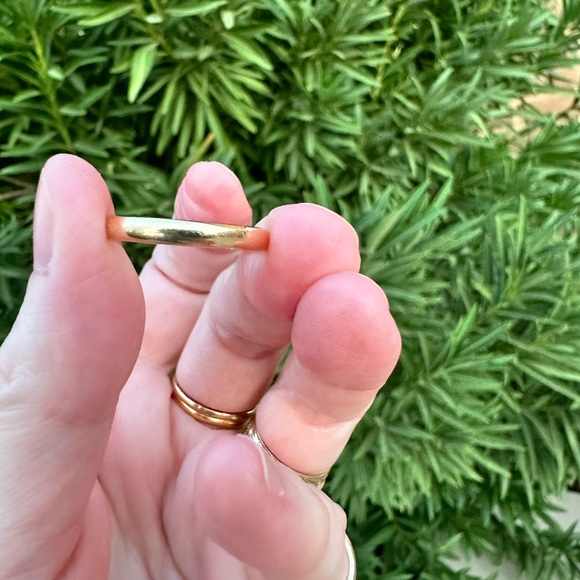 NFS Tiffany & Co. 18K Gold Tiffany Forever Ring 3mm Size 8.5 ~ Authentic ✨ - Picture 7 of 14